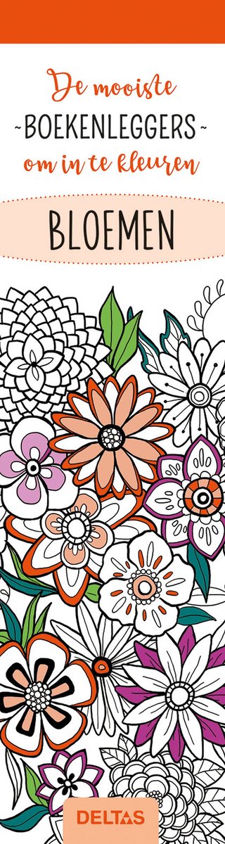 Deltas les plus beaux marque-pages à colorier à colorier - fleurs
