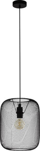 Eglo wrington - suspension - e27 - ø 30 cm - noir