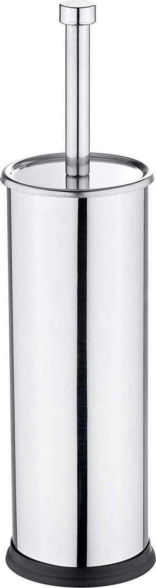 Wenko Porte-brosse WC exclusif en acier inoxydable brillant - Brosse WC avec support sur pied - Brosse WC avec support sur pied