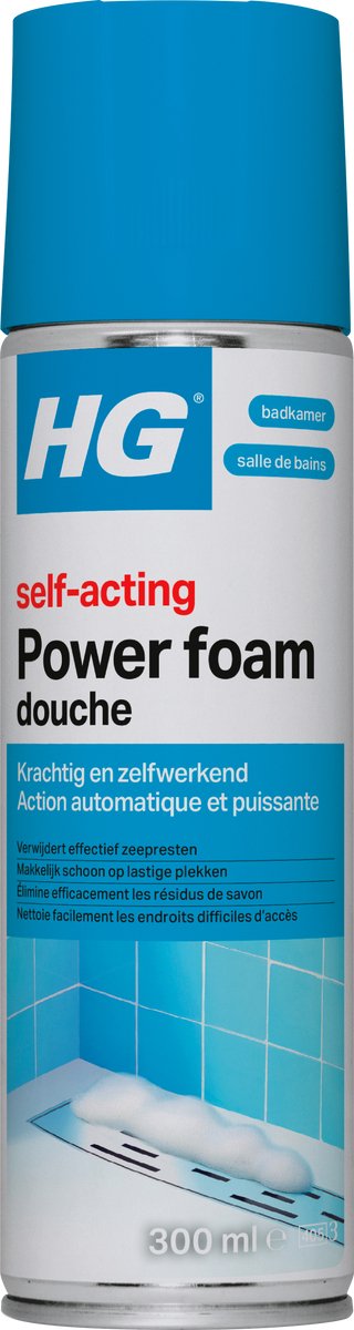 Hg 1074210 - douche à mousse puissante | 6 pièces