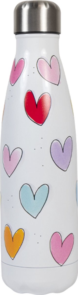 Blond Amsterdam rattrape son retard, bouteille thermos 0,5l coeurs