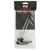 Novatec jeu de fixations rapides aluminium noir