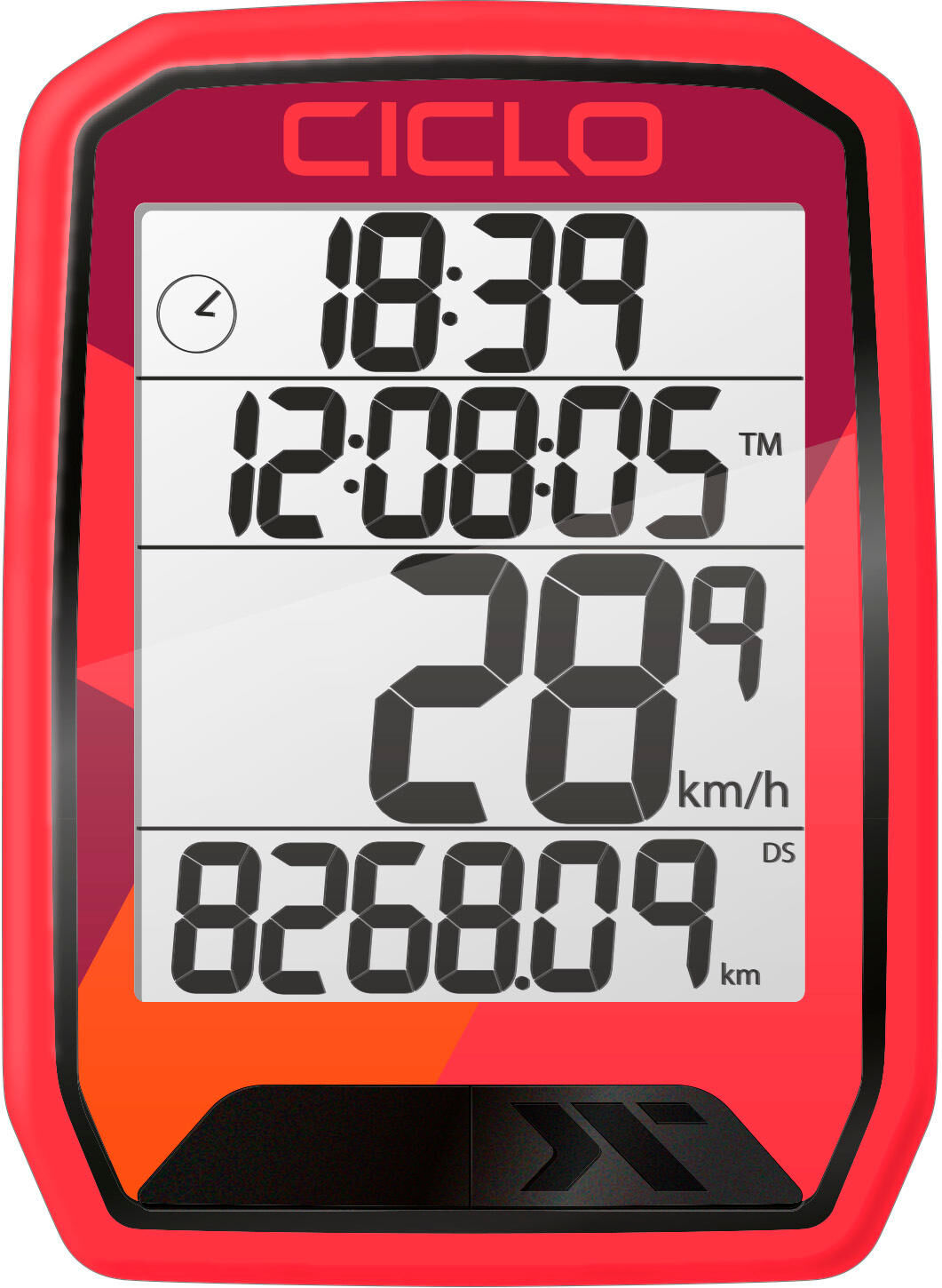 Ciclosport Bike Computer Protos 213 Red