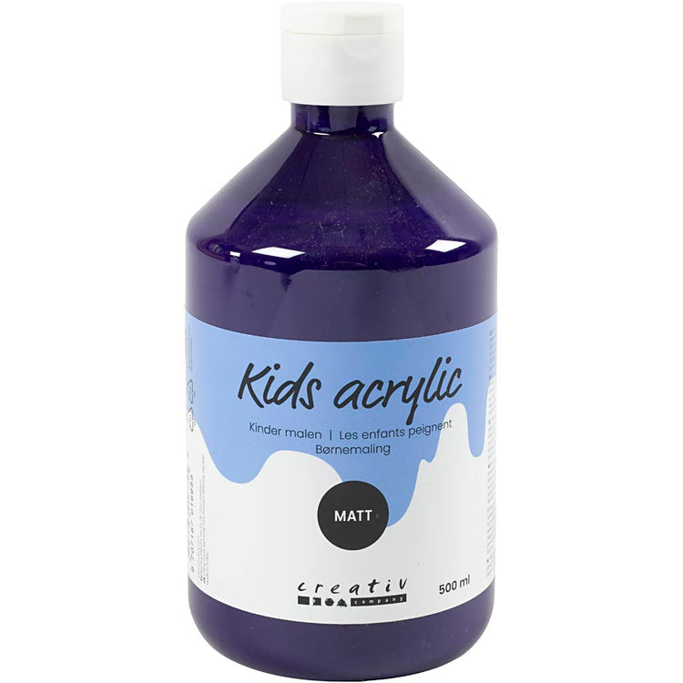 Peinture acrylique Creativ company mate, violet, 500 ml 1 bouteille