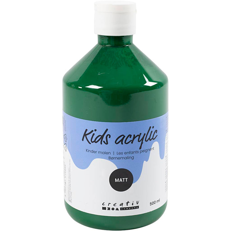 Peinture acrylique Creativ company mate, vert foncé, 500 ml 1 bouteille