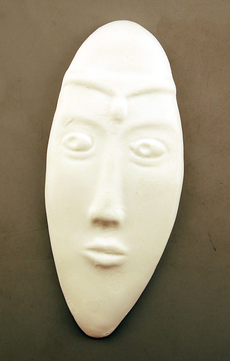 Powertex • face en plâtre allongée