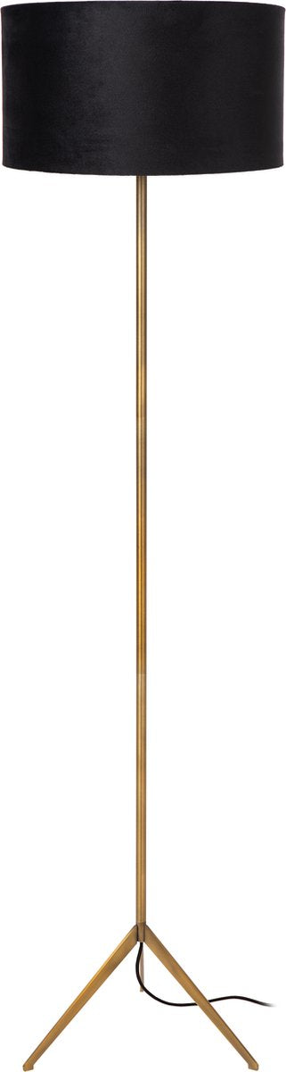 Lucide tondo - lampadaire - ø 38 cm - 1xe27 - laiton doré mat