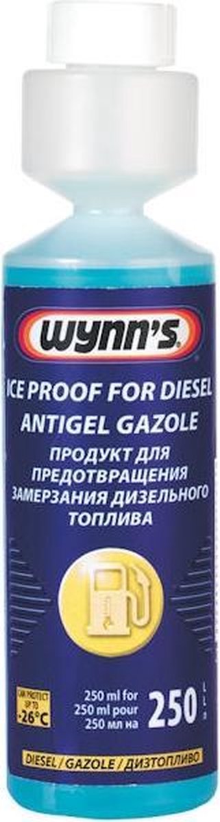 Wynns Wynn's ice proof pour diesel - additif basse température - 250 ml