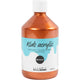 Peinture acrylique A-color métallisée, métallisée, cuivre métallique, 500 ml 1 bouteille