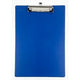Presse-papiers office depot pvc a4 23,5 x 34cm bleu trombone