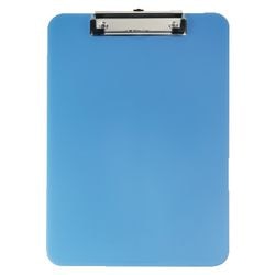 Presse-papiers office depot acrylique folio 23 x 32cm bleu 120mm clip multifonctionnel