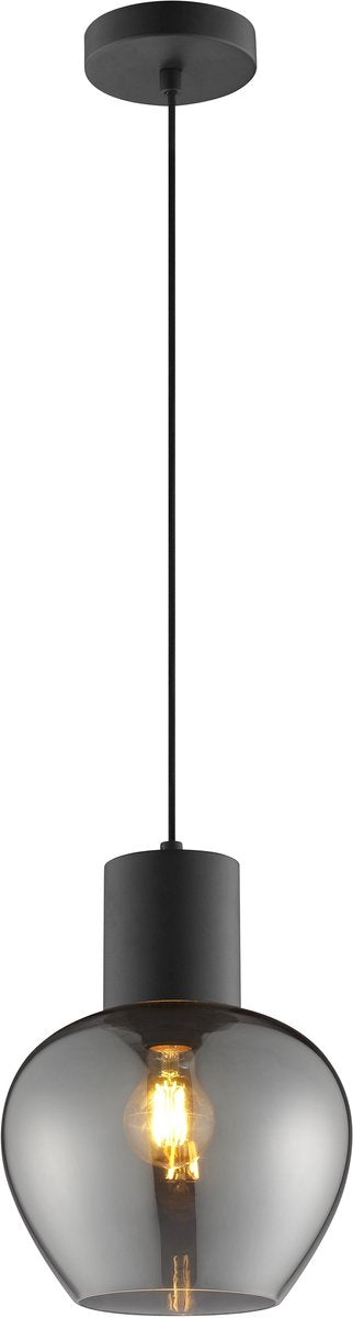 Brilliant ligari - suspension - ø 23 cm - e27 max 1x20w - fumée noire