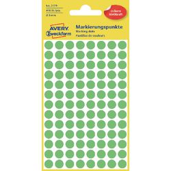 Points de marquage avery 3179 vert fluor 8mm