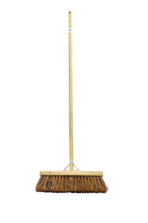 1009155 - Balai d'écurie piassava tige 45cm | 3 pièces