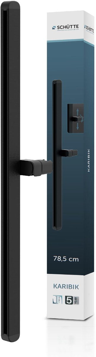 Tringle de douche Schütte Karibik - noir mat