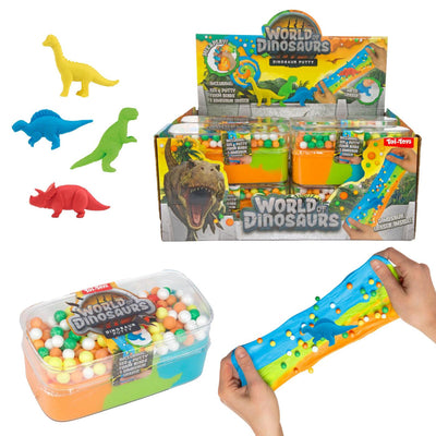 Toi-toys monde de slime puffer de dinosaure - 135gr.