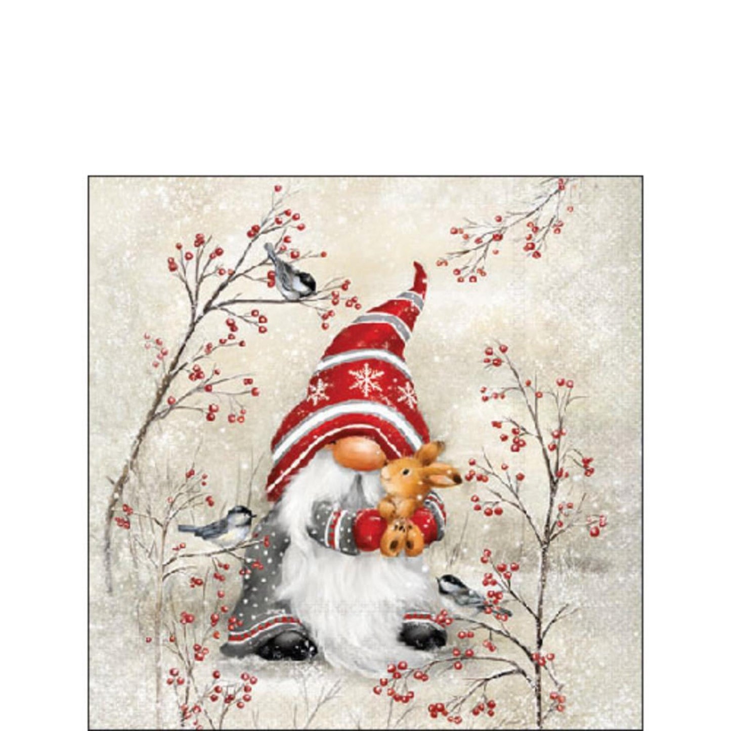 Serviettes Ambiente 25cm câlin nain