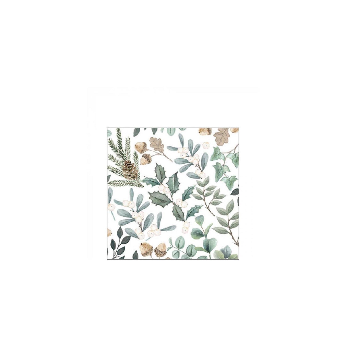 Serviettes Ambiente 25cm feuilles