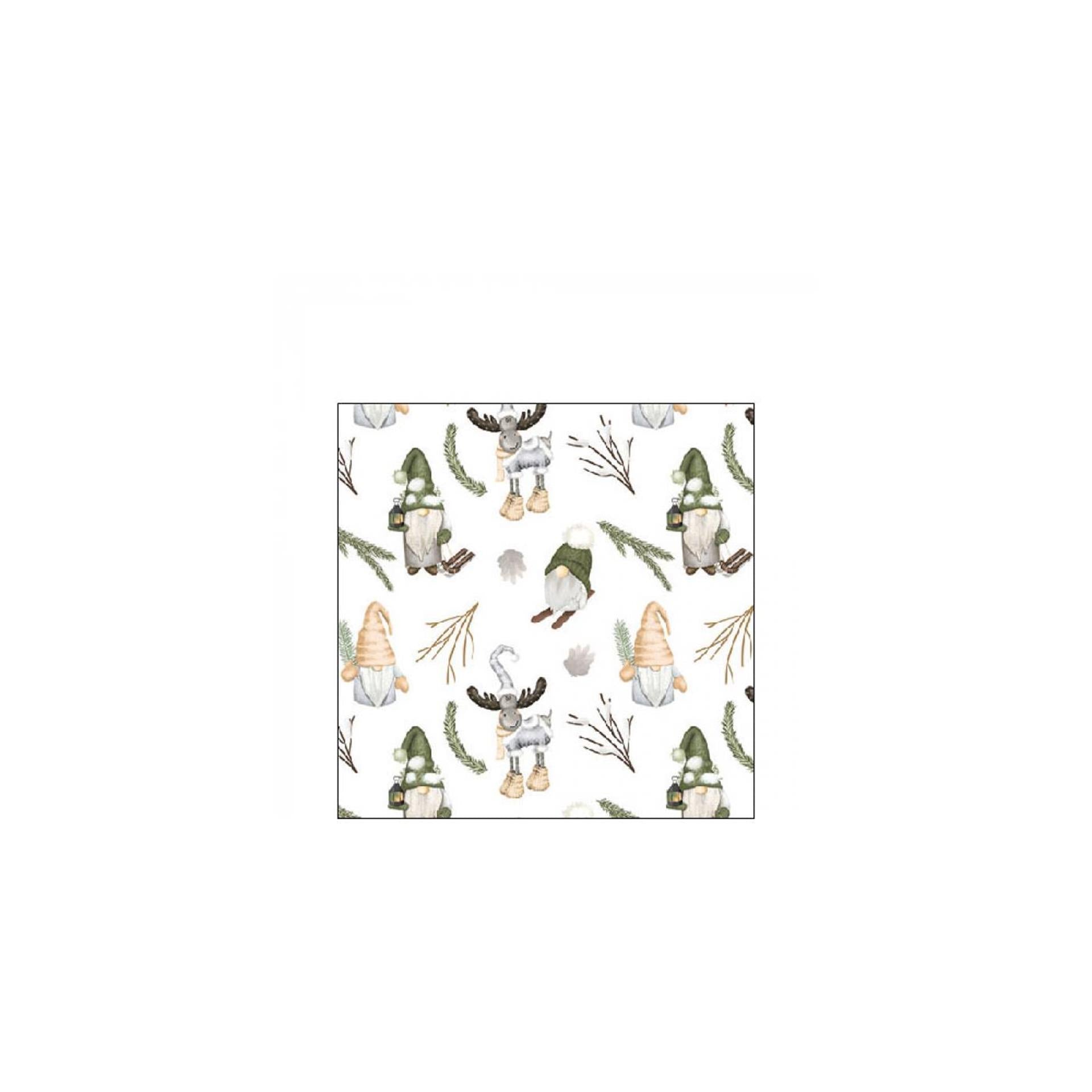 Serviettes Ambiente 25cm nains des forêts