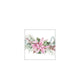 Serviettes Ambiente 25cm poinsettia rose