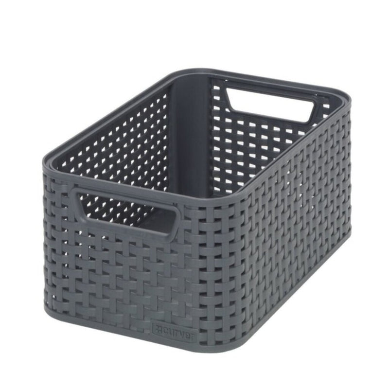 Panier de rangement de style Curver Curver 6L Anthracite