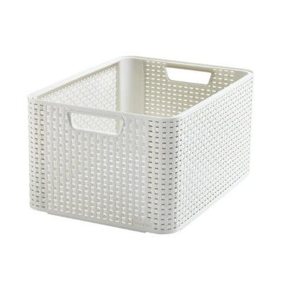 Panier de rangement de style Curver Curver 30L blanc