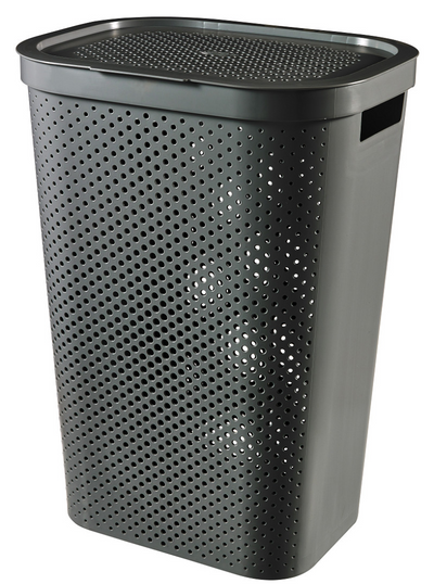 Boîte à linge Curver Infinity 60l anthracite
