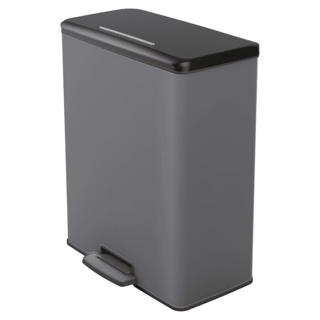 Curver Curver Pedal Bin Deco Duo 26 + 26 L Refroidissement Gris