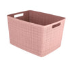 Panier de rangement Curver Curver Jute-look 20L Pink