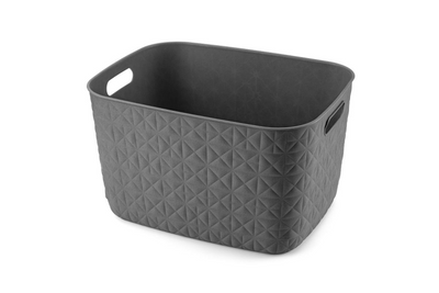 Panier de rangement Curver Softex Grande anthracite 19L