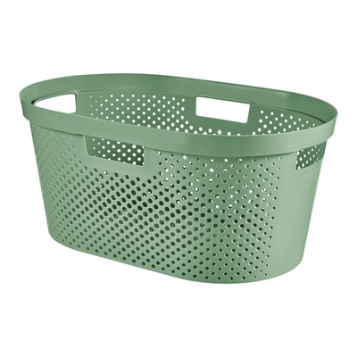 Curver - points recyclés infini - panier à linge - 40l - vert