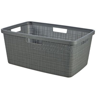Curver Curver Laundry Panier de jute de jute 46l Gris foncé
