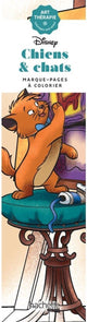 Hachette héros disney marque-pages chiens chats - à colorier - - marque - pages à colorier