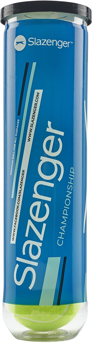 Balles de tennis unisexes Slazenger s TB Championship 4pet - jaune