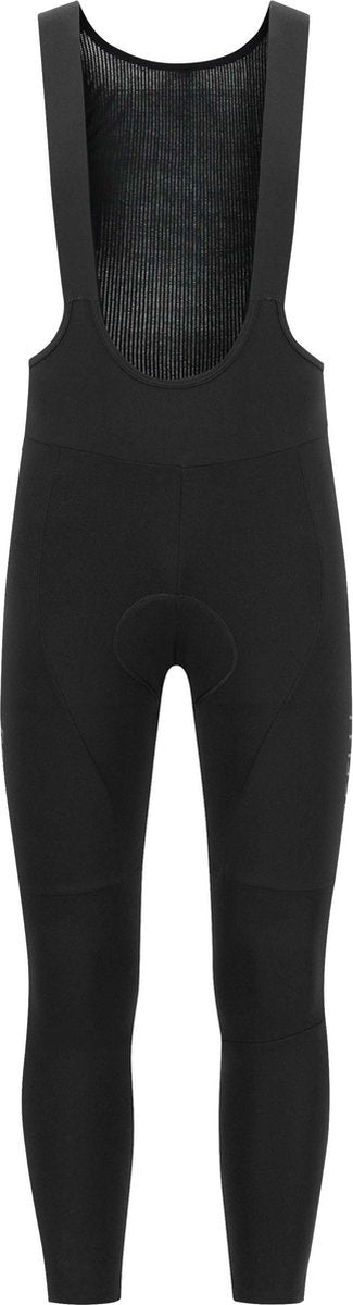 Rogelli pantalon de cyclisme long essentiel homme - chamois et bretelles - noir - m