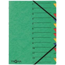 Dossier de tri page vert A4