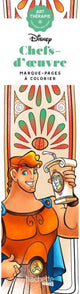 Hachette héros disney marque-pages à colorier - marque pages disney chefs d'oeuvre - hachette