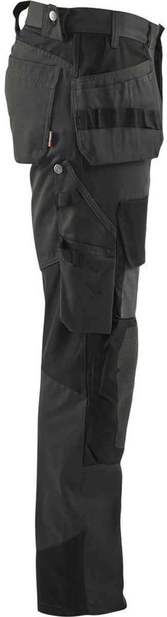 Blåkläder blaklader pantalon de travail avec kevlar et stretch 1554-1860 - gris foncé noir - c56