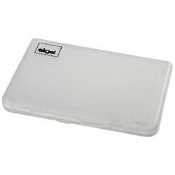 Porte-cartes de visite Sigel Sigva 140 noir pour 25 cartes