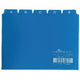 Intercalaires durables a6 10,5x14,8cm 25mm bleu