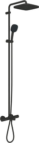 Système de douche Grohe Quickfix Vitalio Comfort 250 - mural - économie d'eau - noir mat