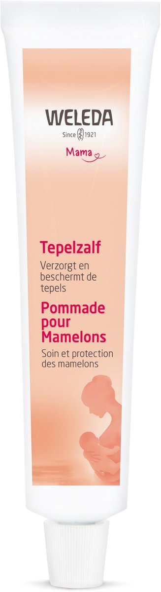 Pommade tétons Weleda - soigne, adoucit, protège - mamelons gercés 25g