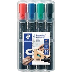 Ensemble staedtler de 4 marqueurs de marqueur permanent