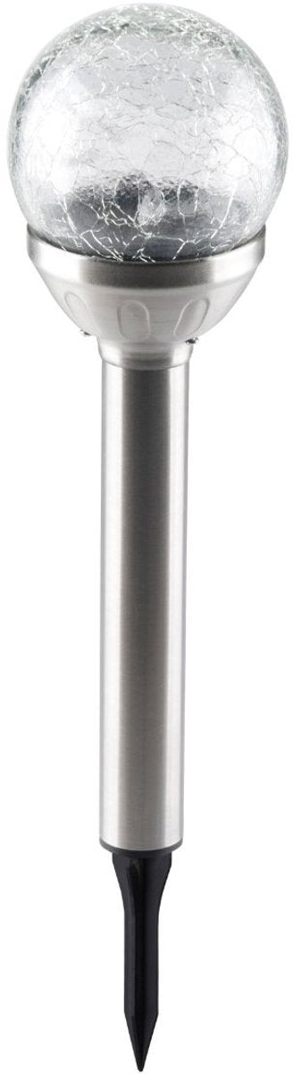 Lampe de jardin solaire Grundig - boule de verre - à énergie solaire - 25 cm - éclairage de jardin