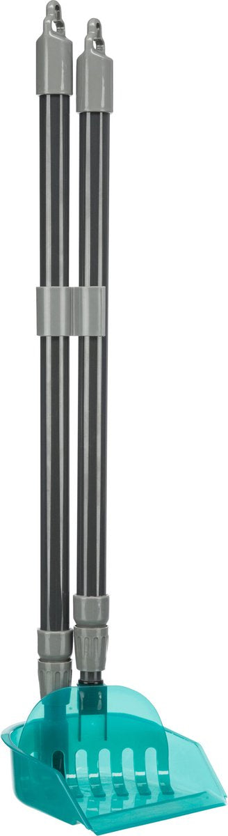 Trixie Dirt Can avec Rake Grey Bleu