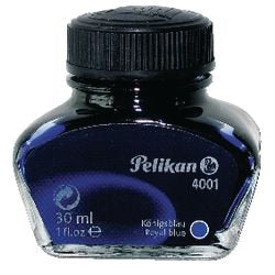 Encre Pelikan 4001 pot en verre 30ml bleu