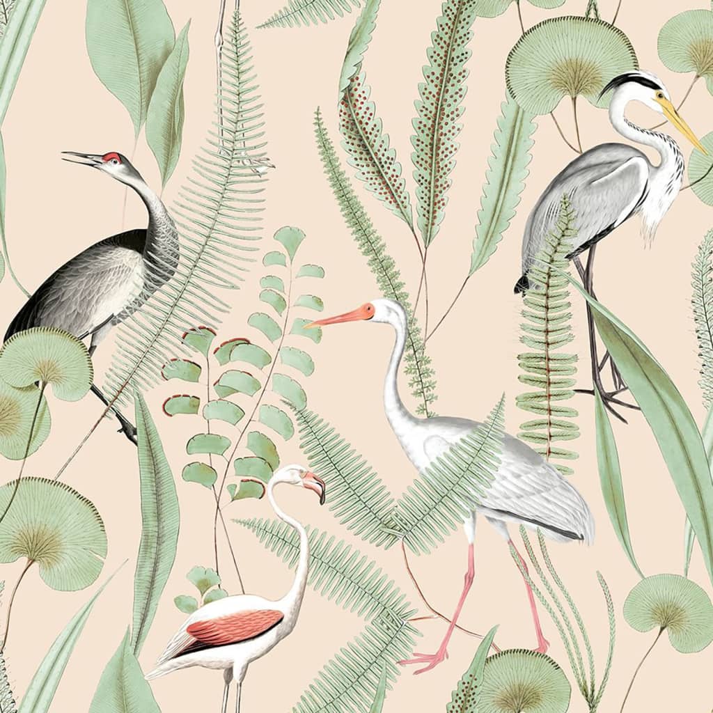 Néerlandais surclans néerlandais Covergs Wallpaper Crèmeen Mint -Colored