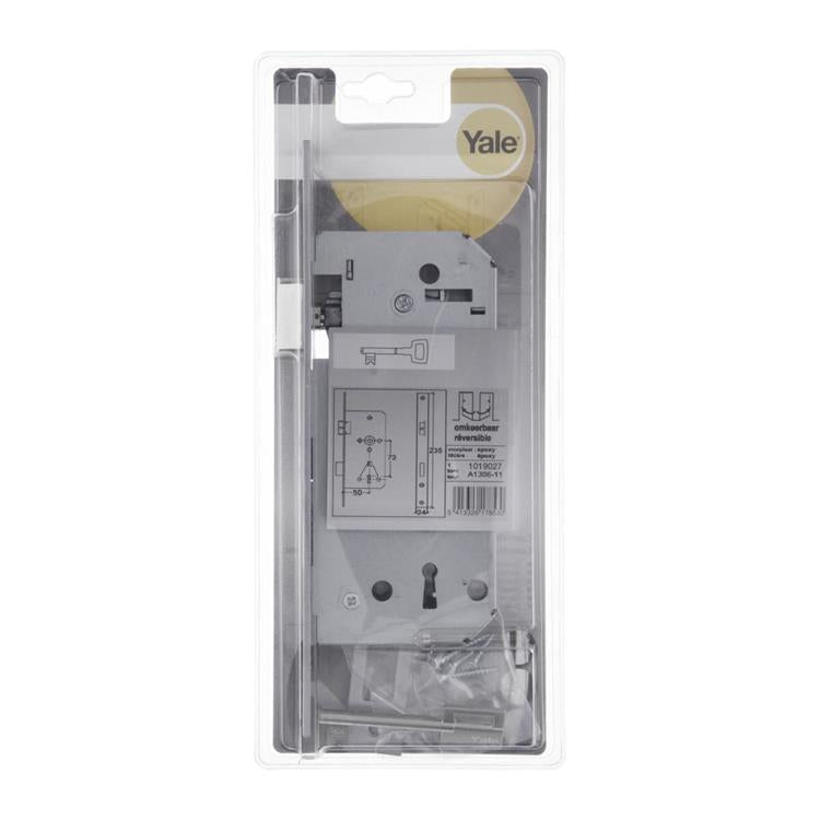 Yale 1019027 - 1 serrure double mortaise réversible a1306 50mm | 1 pièce