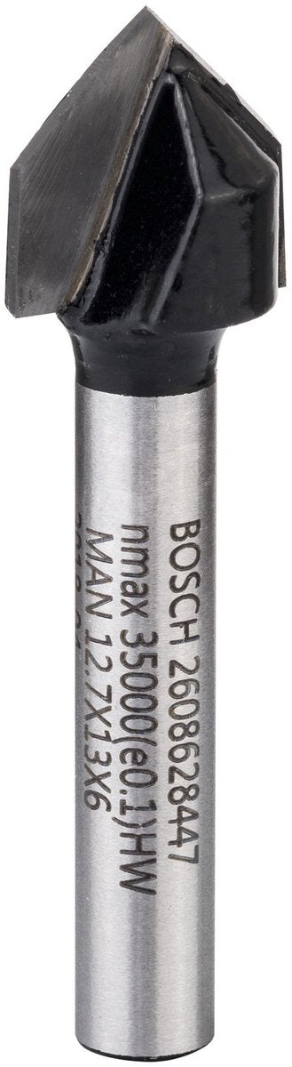 Bosch fraise en V dub.sn.,hm,12.7mm,90°,6mm