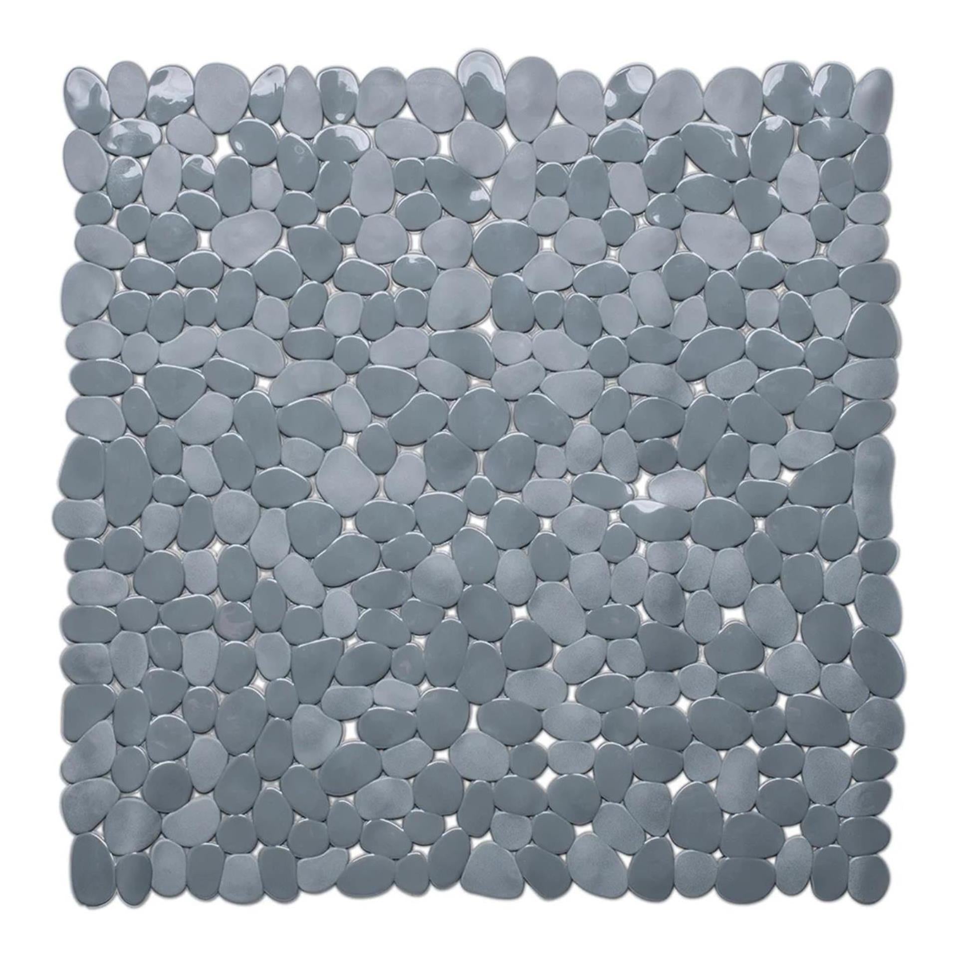 Wicotex tapis de douche pierres antidérapantes 53x53cm gris